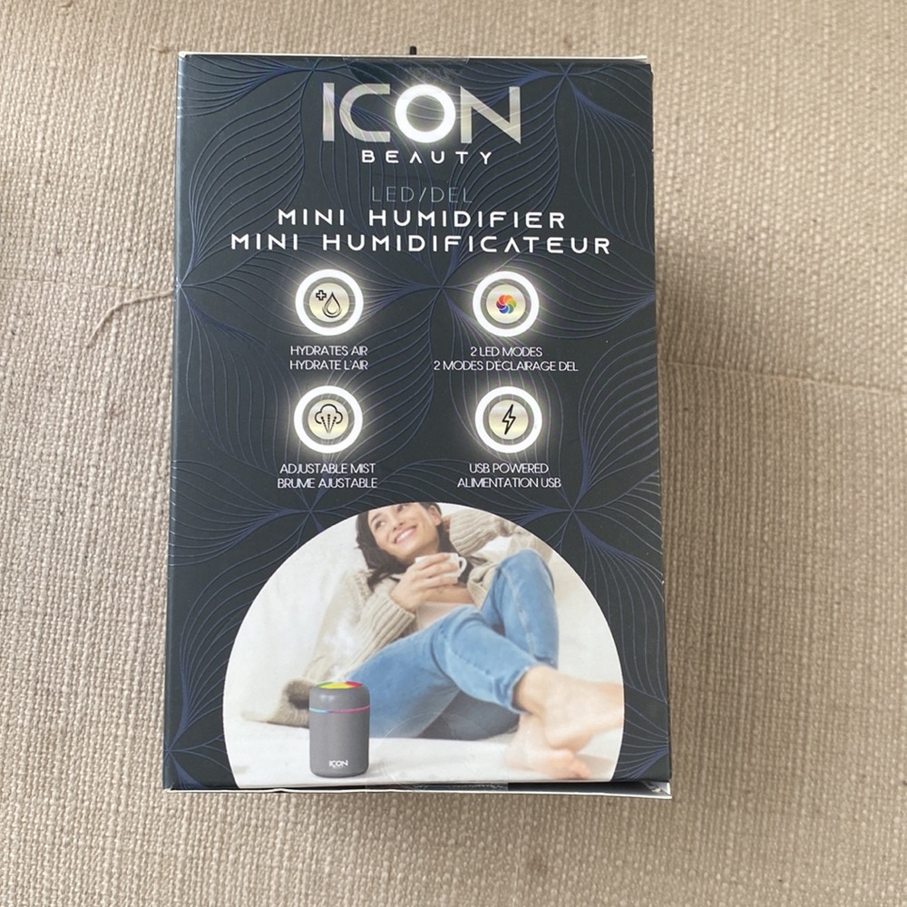 Icon Beauty LED Mini Humidifier NIB - Picture 2 of 5